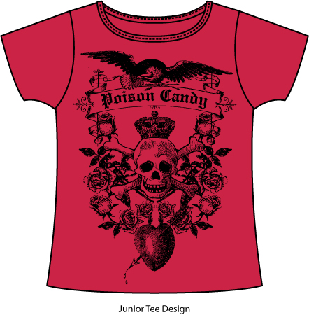 cotton candy tee